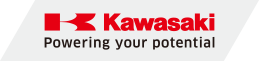 Kawasaki Heavy Industries logo for dark backgrounds
