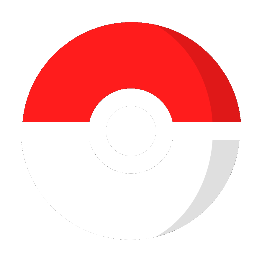 Pokémon symbol for dark backgrounds
