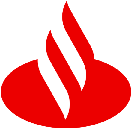 Santander symbol for light backgrounds