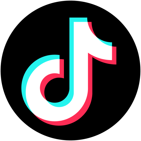 TikTok symbol for light backgrounds