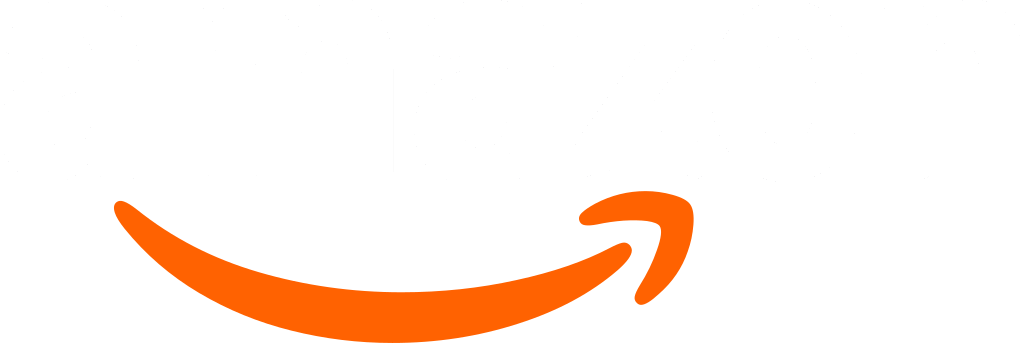Amazon logo for dark backgrounds