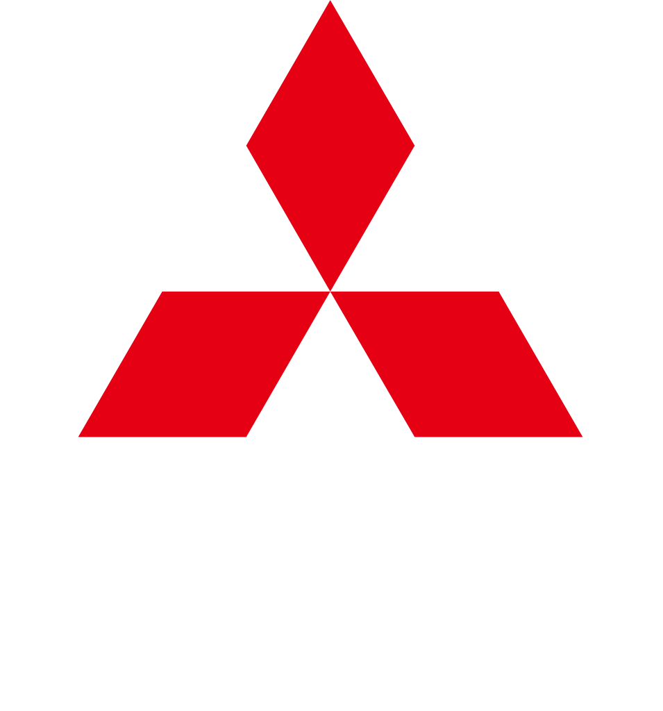 Mitsubishi Motors logo for dark backgrounds