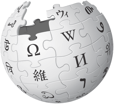 Wikipedia symbol for dark backgrounds