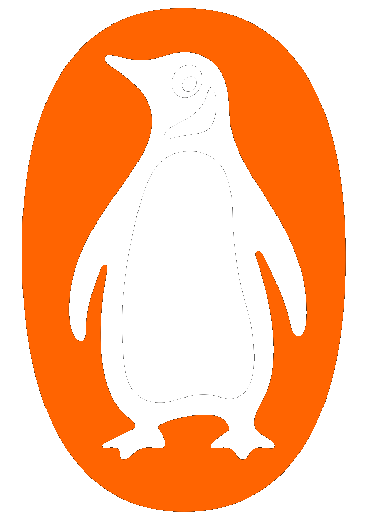 Penguin Books UK symbol for dark backgrounds