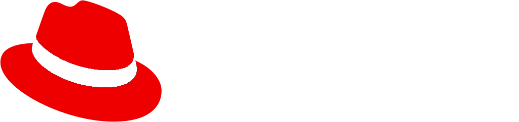 Red Hat logo for dark backgrounds