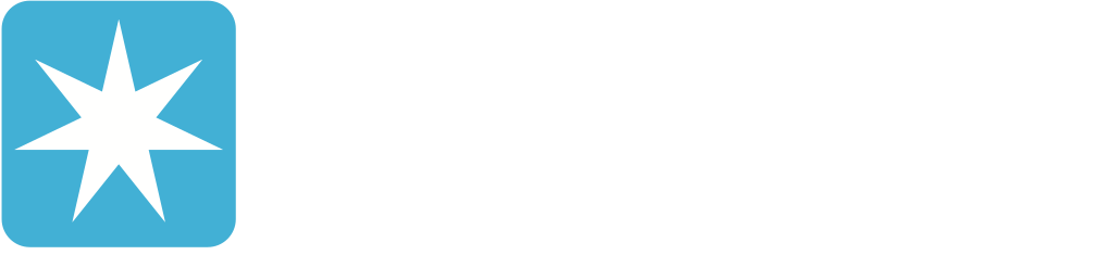 Maersk logo for dark backgrounds