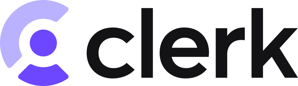 Clerk logo for light backgrounds