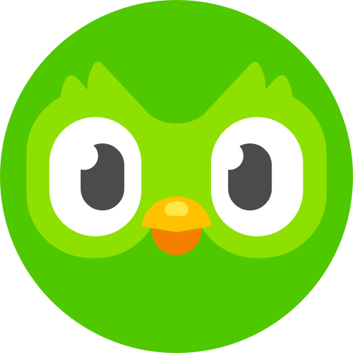 Duolingo symbol for light backgrounds