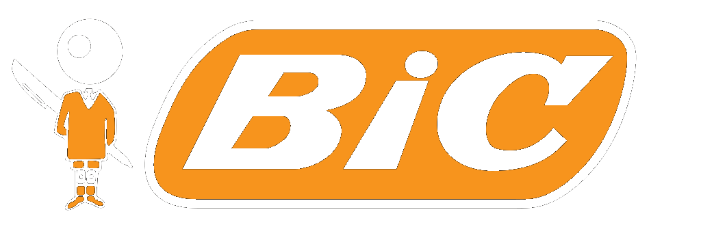 Bic logo for dark backgrounds