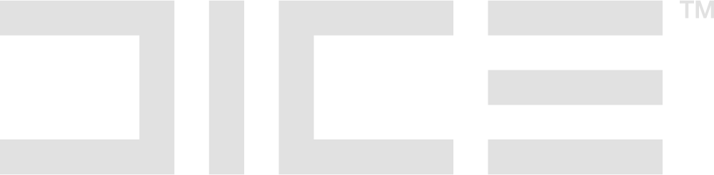 DICE Studios logo for dark backgrounds
